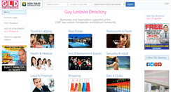 Desktop Screenshot of gaylesbiandirectory.com