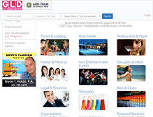 Tablet Screenshot of gaylesbiandirectory.com